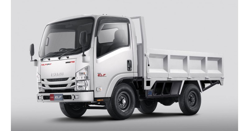  truck truk  isuzu elf  logistic cargo jasa pengusaha 